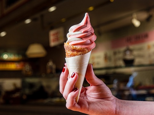 Chill Out with Delightful Ice Cream-Filled<br>Churro Cones at Little Spain